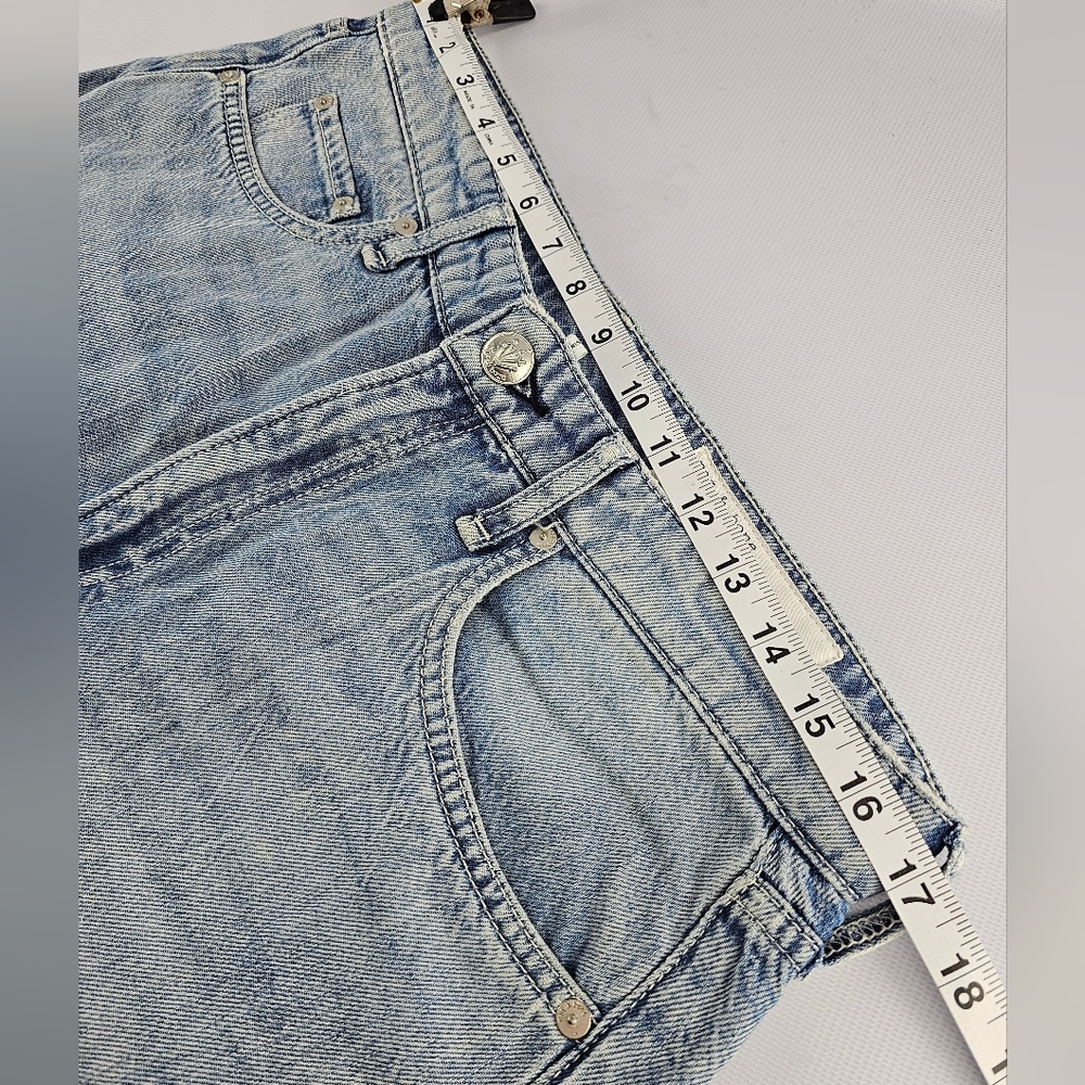 rag & bone Featherweight Logan Straight Mid-Rise Wide-Leg Jeans Size 30 - Picture 12 of 15